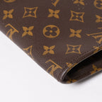 Louis Vuitton Clutch Poche Document Monogram Gold — view 8