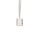 Chanel Canbon Cambon Line Necklace 05 42 Metal Silver — view 3