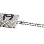 Chanel Canbon Cambon Line Necklace 05 42 Metal Silver — view 5