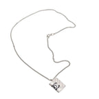Chanel Canbon Cambon Line Necklace 05 42 Metal Silver