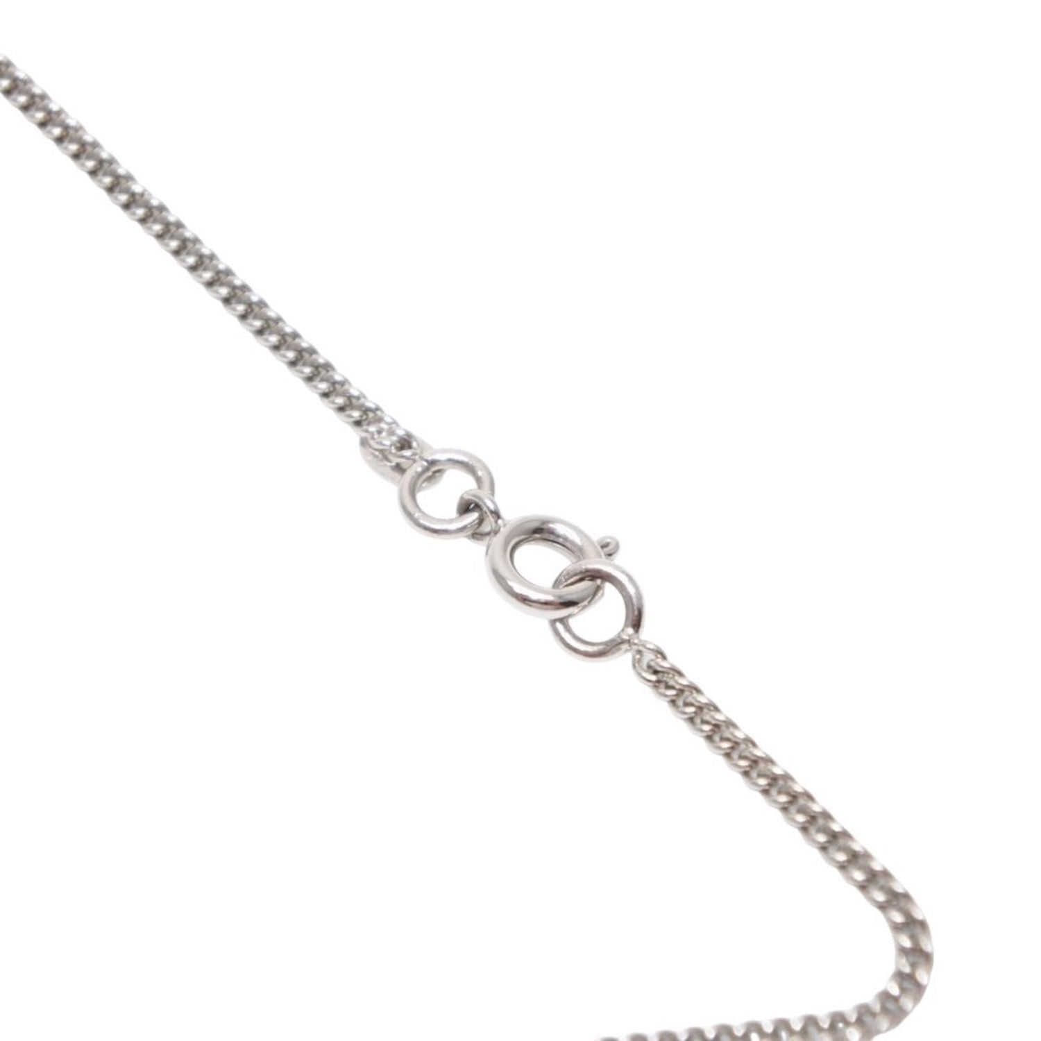 Chanel Canbon Cambon Line Necklace 05 42 Metal Silver — view 6