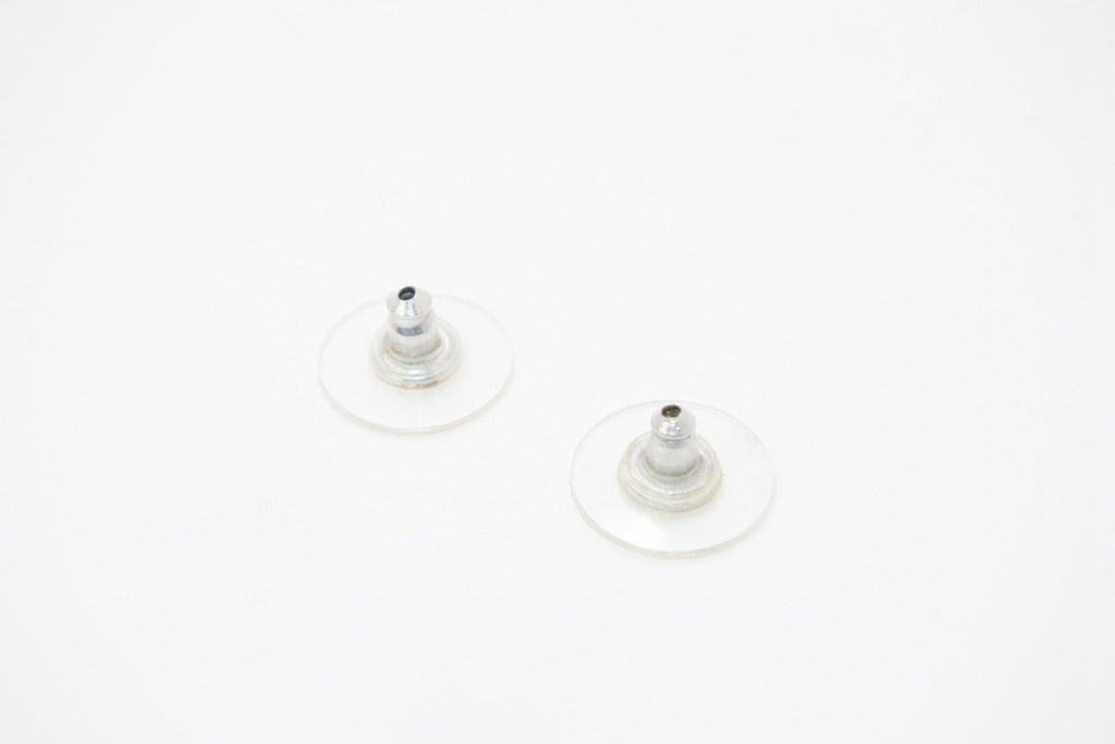 Chanel CC Logo Drop Shape Large Rhinestone Earrings Metal — view 8