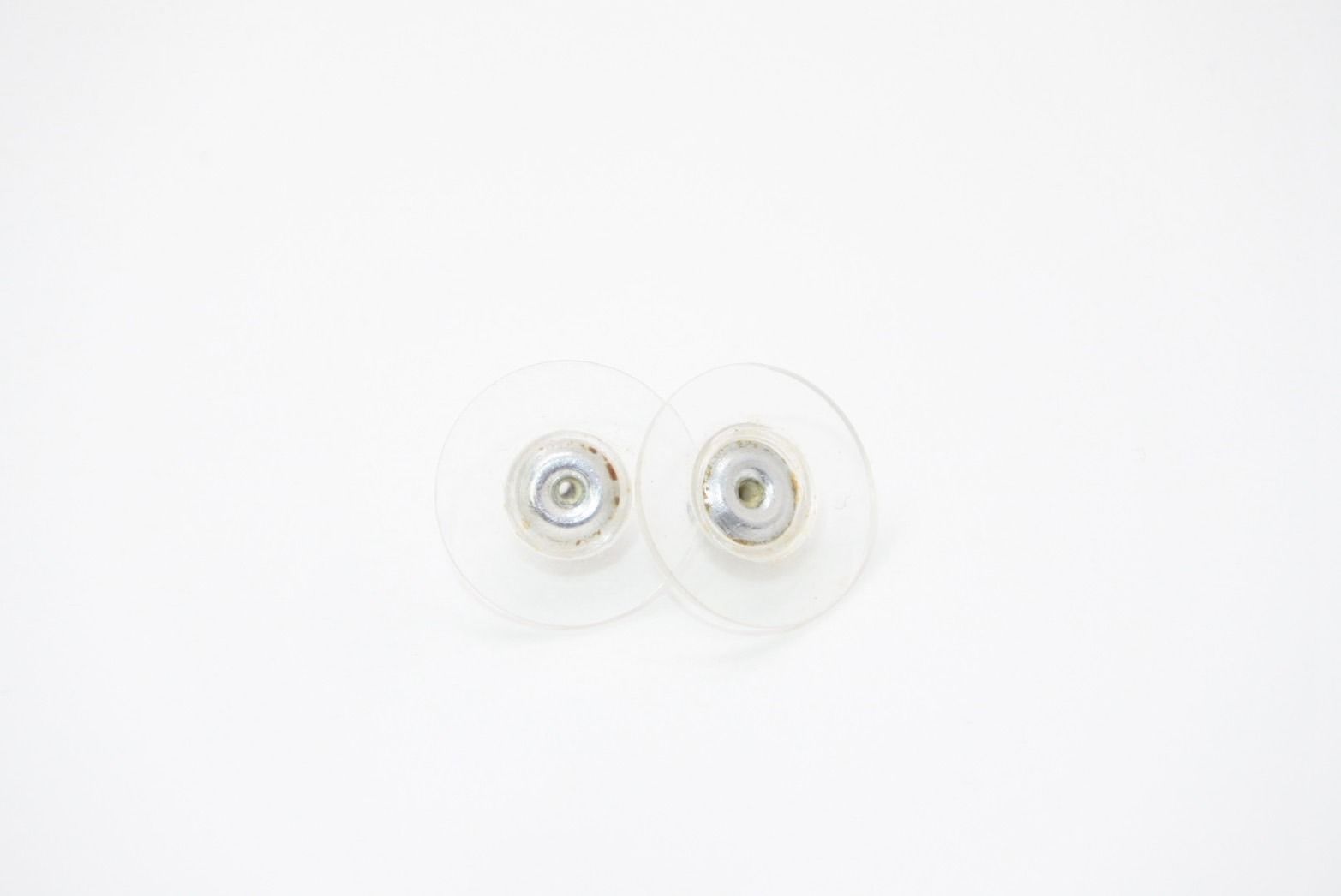 Chanel CC Logo Drop Shape Large Rhinestone Earrings Metal — view 7