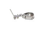 Chanel CC Logo Drop Earrings Metal Rhinestone Clear Silver — view 7