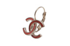 Chanel CC Logo Hoop Earrings 18 Metal Gold — view 2
