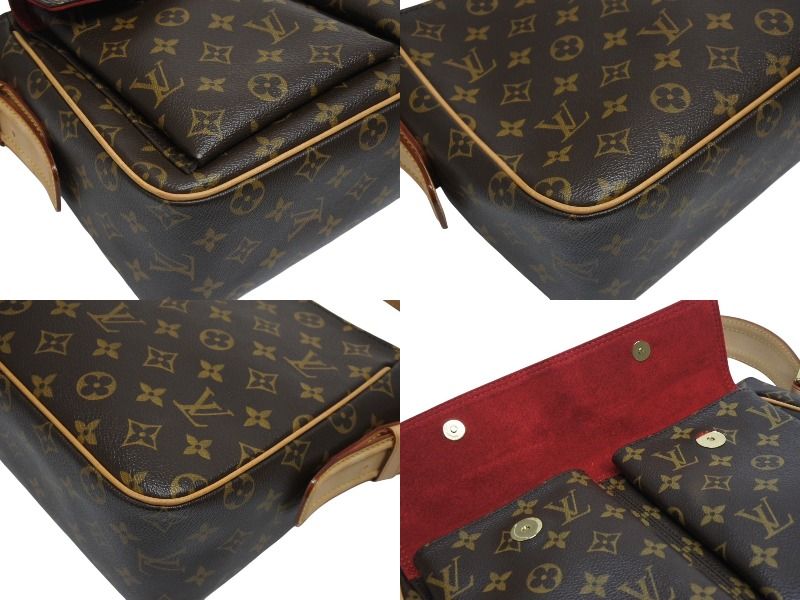 Louis Vuitton Viva-Cite GM Bag Monogram Leather Gold — view 6