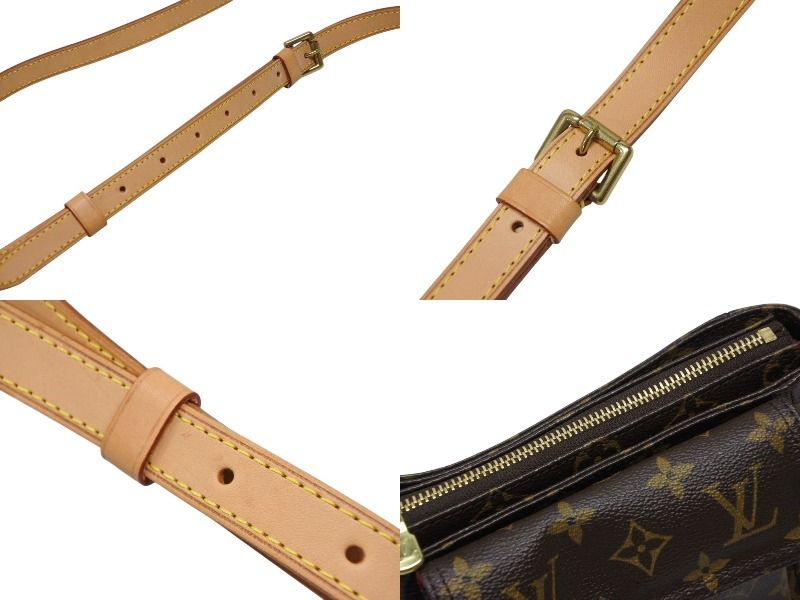 Louis Vuitton Shoulder Bag Viva-Cite PM Brown Monogram Gold — view 7