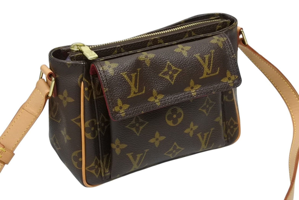 Louis Vuitton Shoulder Bag Viva-Cite PM Brown Monogram Gold — view 4