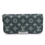 Louis Vuitton Zippy Wallet Horizontal Monogram Shadow Forest Green — view 2
