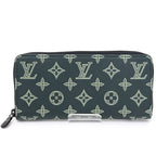 Louis Vuitton Zippy Wallet Horizontal Monogram Shadow Forest Green
