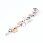Chanel Drop Earrings 06 CC Logo Clover Heart Faux Pearl — view 2