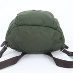 Prada Tessuto Nylon Triangle Logo Leather Backpack — view 5