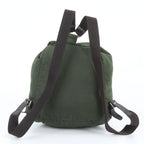 Prada Tessuto Nylon Triangle Logo Leather Backpack — view 2