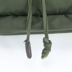 Prada Tessuto Nylon Triangle Logo Leather Backpack — view 8