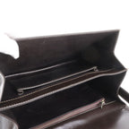 Celine Saluki Leather Canvas 2-Way Shoulder Bag — view 7