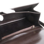 Celine Saluki Leather Canvas 2-Way Shoulder Bag — view 8