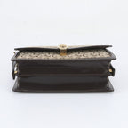 Celine Saluki Leather Canvas 2-Way Shoulder Bag — view 6