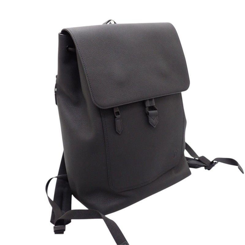 Louis Vuitton Fast Line Backpack Calfskin Black Noir — view 3