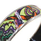 Hermes Enamel Bangle Bracelet — view 6