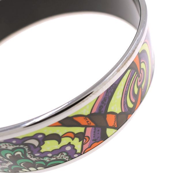Hermes Enamel Bangle Bracelet — view 4