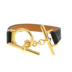 Hermes Leather Bracelet Croisier