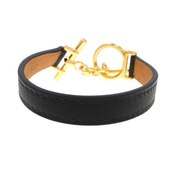 Hermes Leather Bracelet Croisier — view 3
