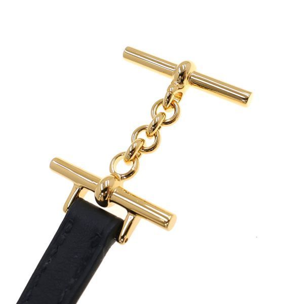 Hermes Leather Bracelet Croisier — view 5