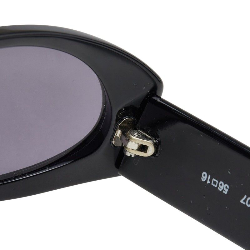 Gucci Vintage Interlocking Cell Frame Sunglasses Eyewear GG Black Acetate — view 4