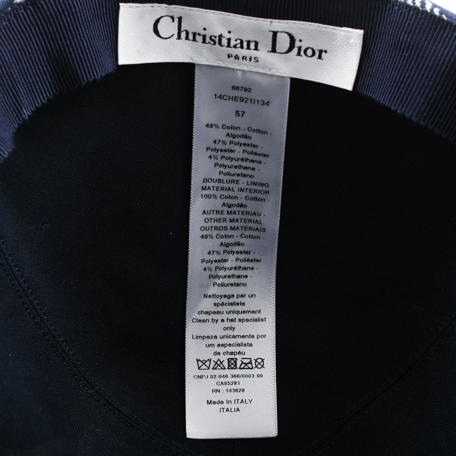 Dior Hat Cap Navy — view 6