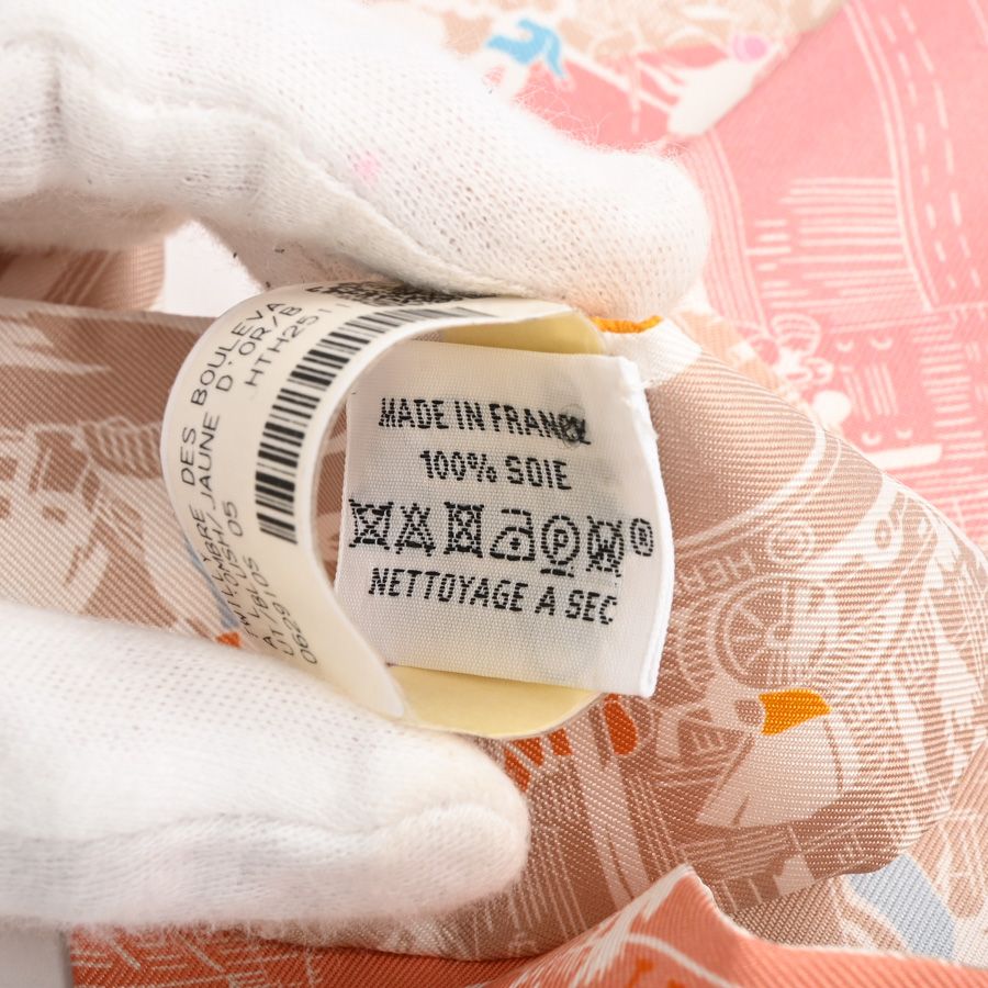 Hermes Scarf Twilly Scarves Orange — view 4