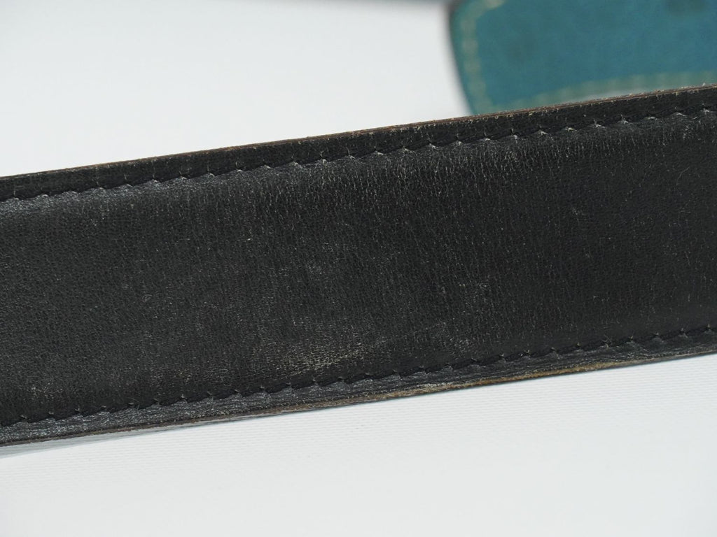 Hermes Constance Belt Reversible 75 Leather Black Blue Silver — view 6