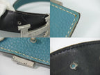 Hermes Constance Belt Reversible 75 Leather Black Blue Silver — view 8