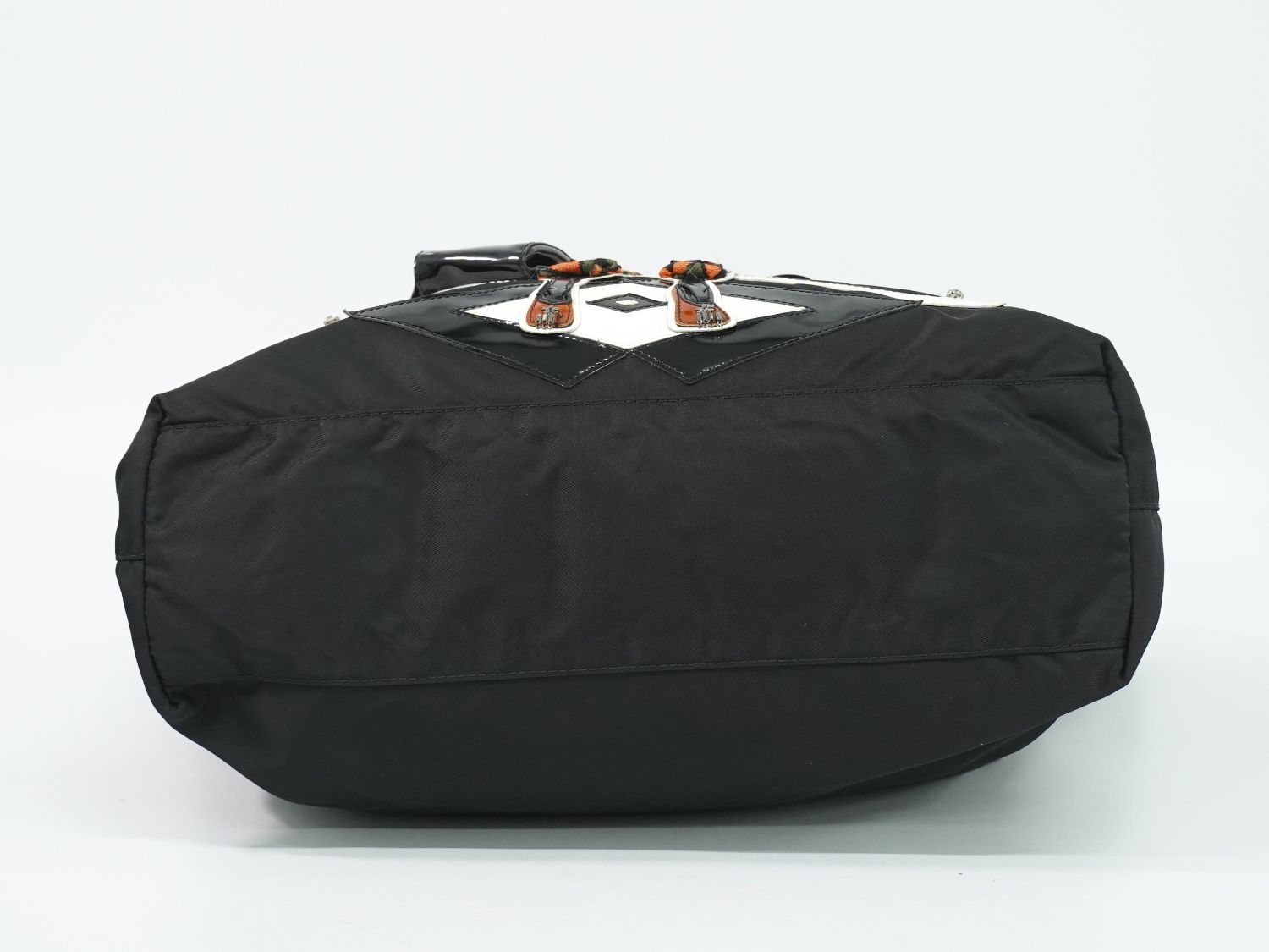 Prada Robot Collection Shoulder Bag Tote Nylon Black Multicolor — view 3