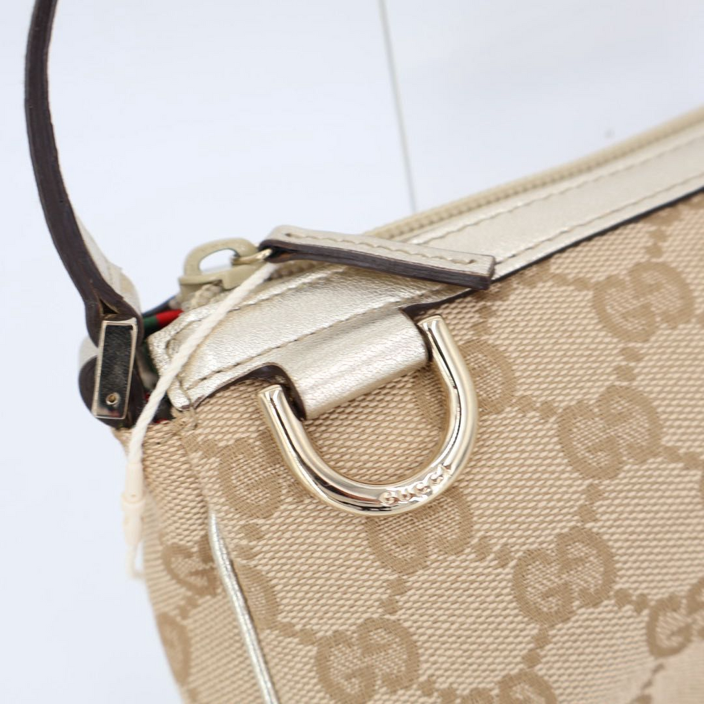 Gucci GG Canvas Pouch Handbag — view 2