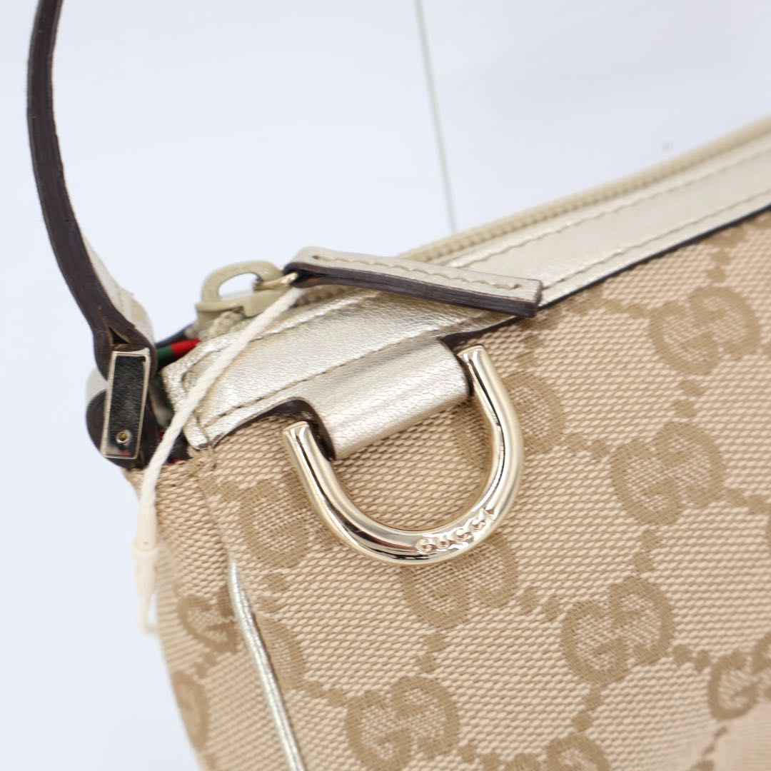 Gucci GG Canvas Pouch Handbag — view 2