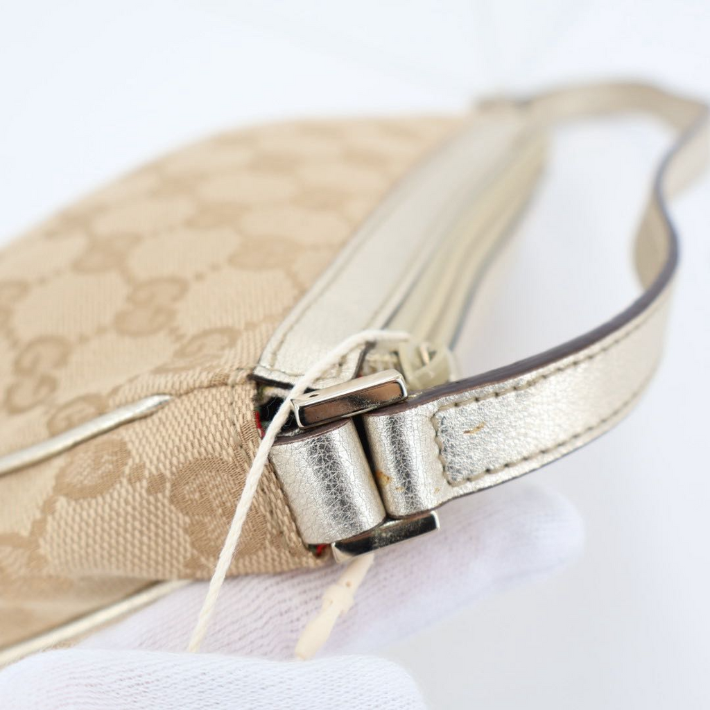 Gucci GG Canvas Pouch Handbag — view 7