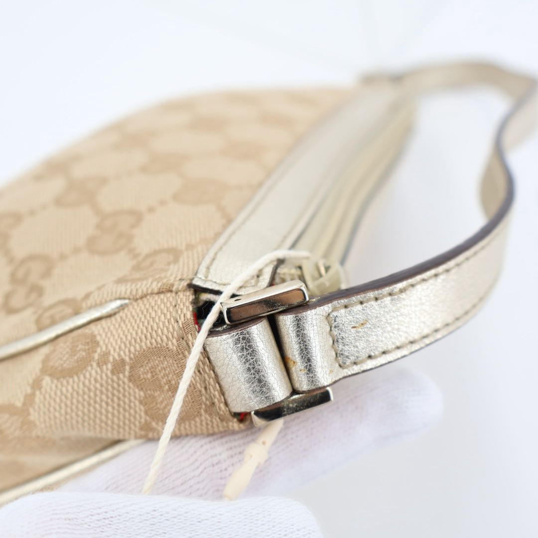 Gucci GG Canvas Pouch Handbag — view 7