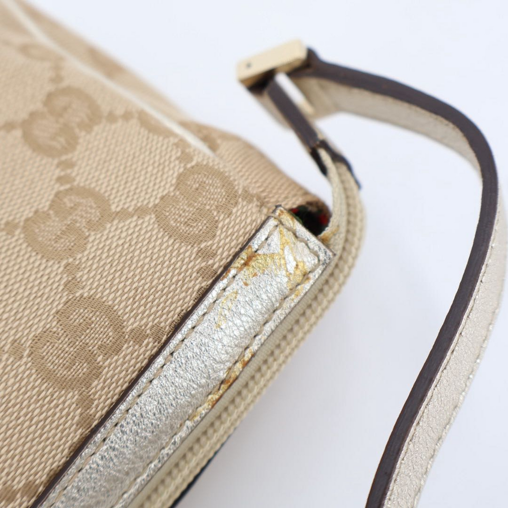 Gucci GG Canvas Pouch Handbag — view 5