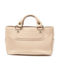 Celine Boogie Bag Beige Calfskin Leather