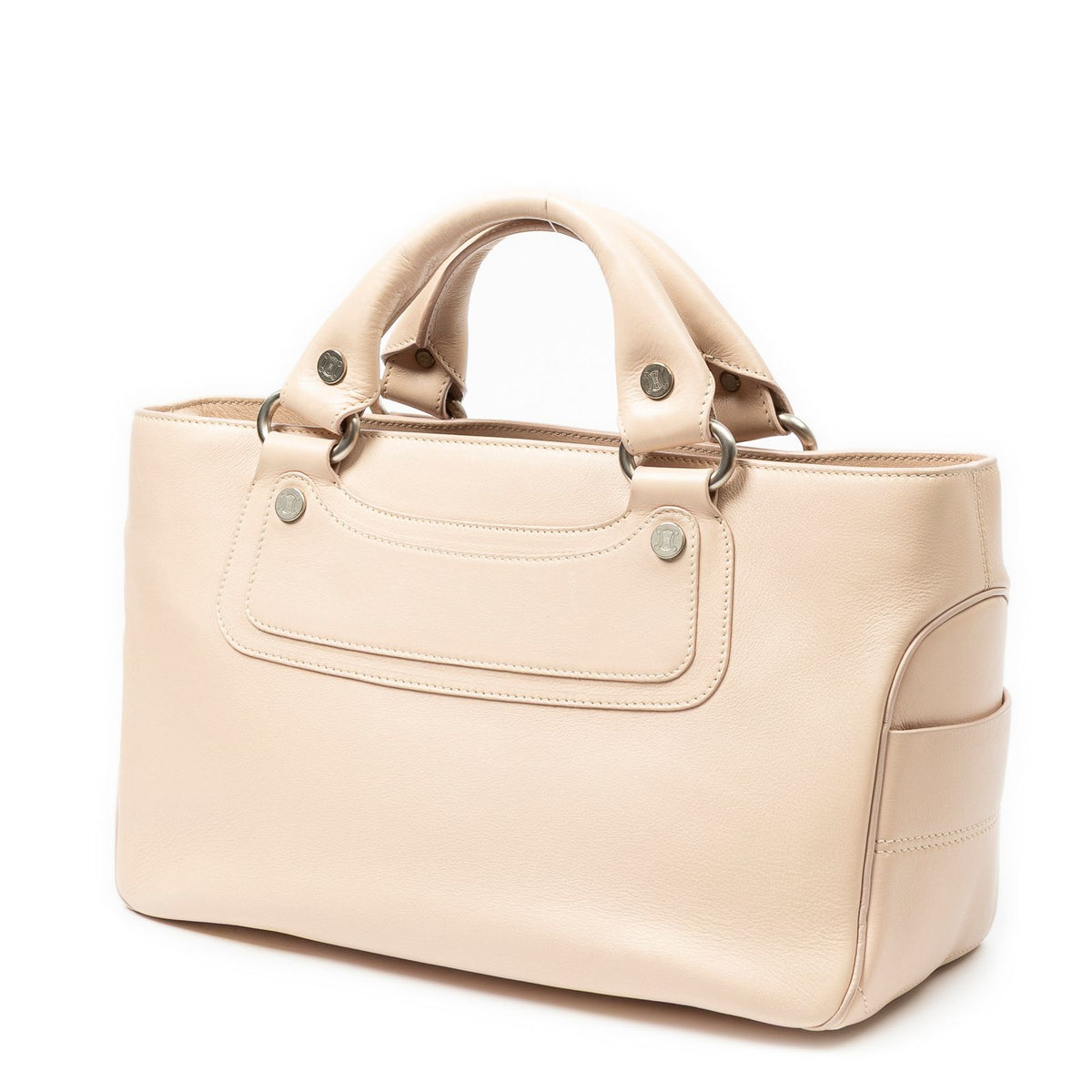 Celine Boogie Bag Beige Calfskin Leather — view 2