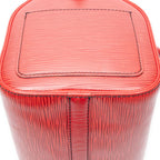 Louis Vuitton Speedy Black Stitch Red Epi Handbag — view 7