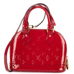 Louis Vuitton Alma Pomme D'amour Monogram Vernis Handbag — view 4