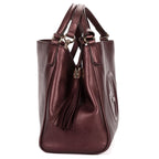 Gucci Soho Tassel Burgundy Grain Calfskin Leather — view 4