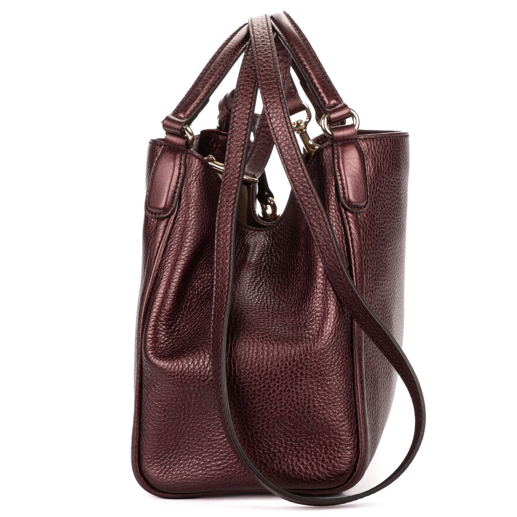 Gucci Soho Tassel Burgundy Grain Calfskin Leather — view 3