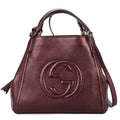 Gucci Soho Tassel Burgundy Grain Calfskin Leather