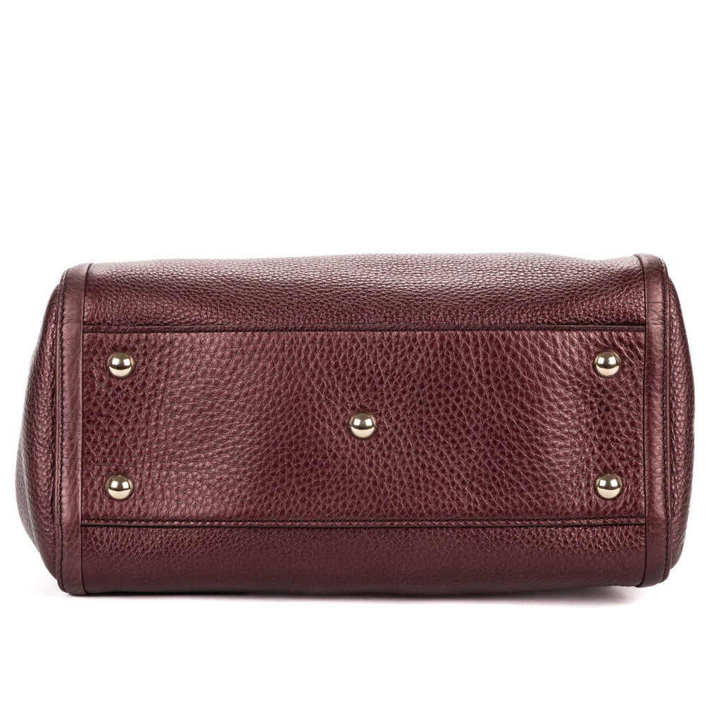 Gucci Soho Tassel Burgundy Grain Calfskin Leather — view 6