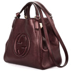 Gucci Soho Tassel Burgundy Grain Calfskin Leather — view 2