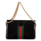 Gucci Small GG Ophidia Black Red Green Suede Leather — view 5