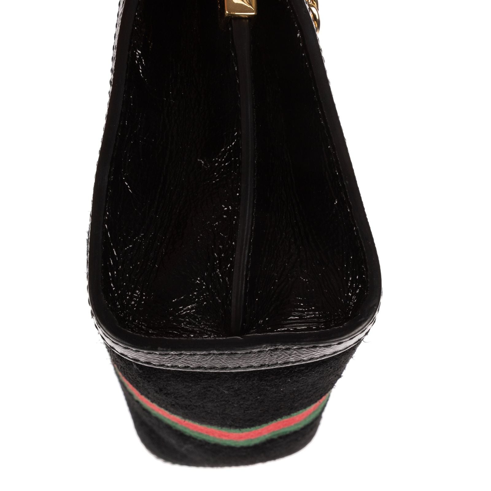 Gucci Small GG Ophidia Black Red Green Suede Leather — view 7