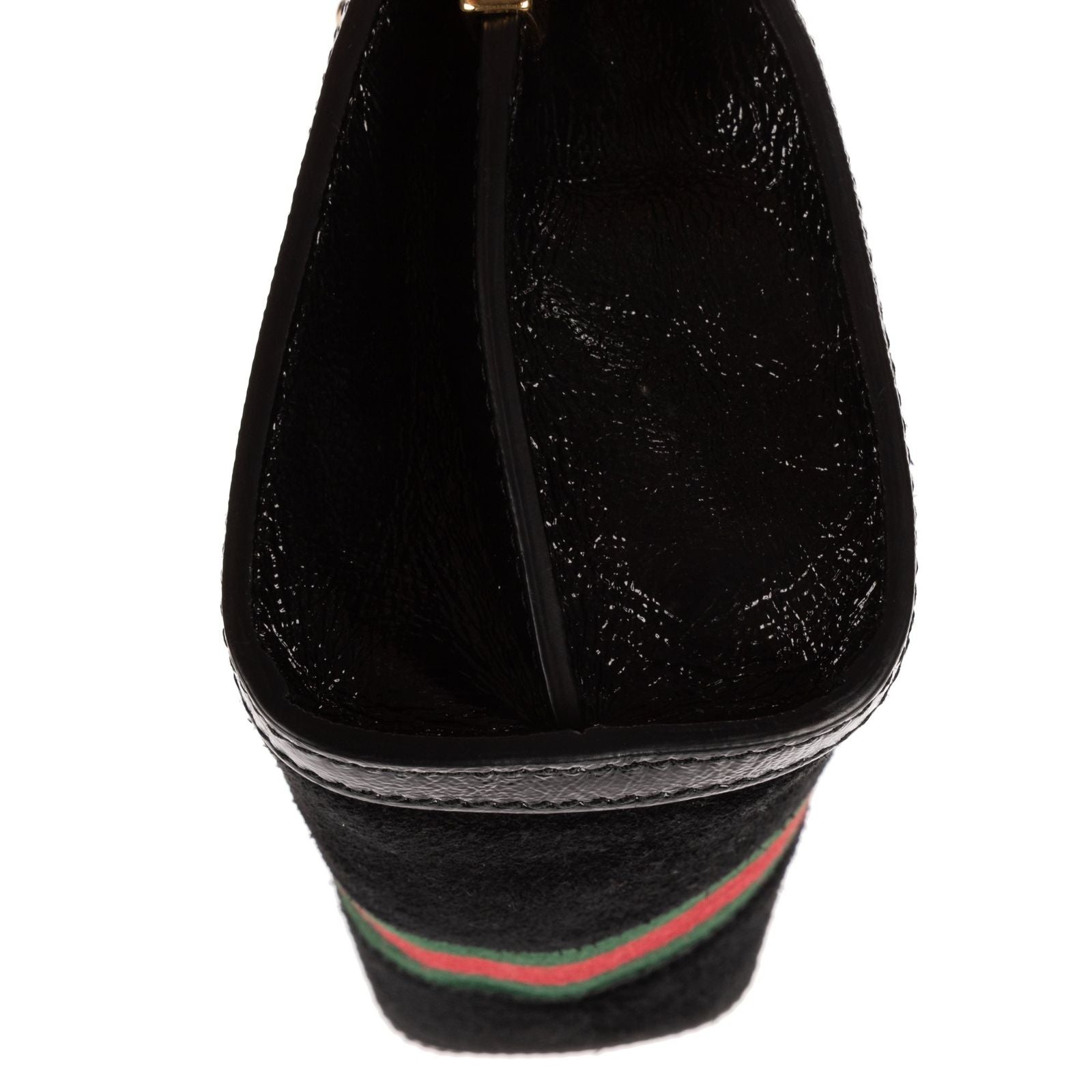 Gucci Small GG Ophidia Black Red Green Suede Leather — view 8